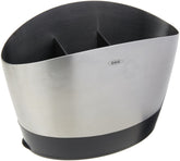 OXO Good Grips Stainless Steel Utensil Holder 8.4" x 4.75" x 6.25",Silver